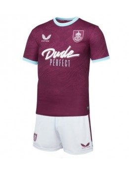 Billige Burnley Hjemmedraktsett Barn 2025-26 Kortermet (+ Korte bukser)